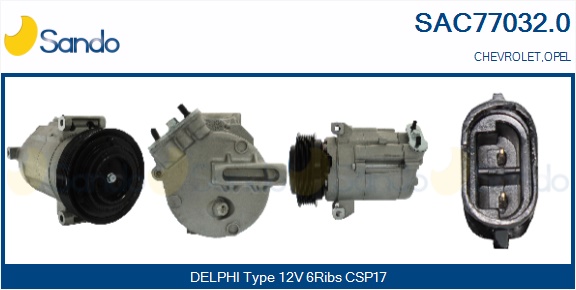 Compressore, climatizzatore SANDO SAC77032.0