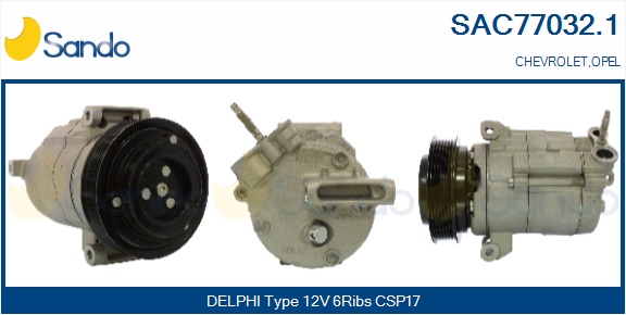 Compressore, climatizzatore SANDO SAC77032.1