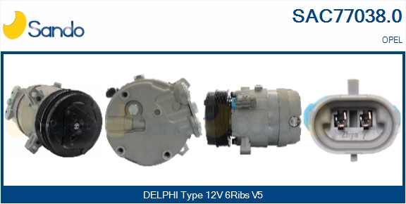Compressore, climatizzatore SANDO SAC77038.0