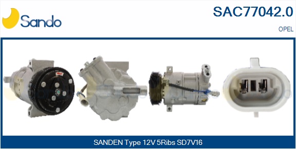 Compressore, climatizzatore SANDO SAC77042.0