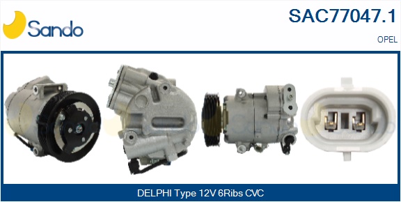 Compressore, climatizzatore SANDO SAC77047.1