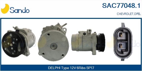 Compressore, climatizzatore SANDO SAC77048.1
