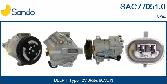Compressore, climatizzatore SANDO SAC77051.0