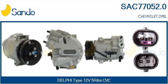 Compressore, climatizzatore SANDO SAC77052.0