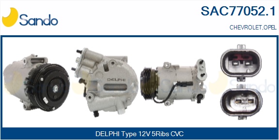 Compressore, climatizzatore SANDO SAC77052.1
