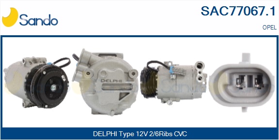 Compressore, climatizzatore SANDO SAC77067.1