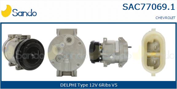 SANDO COMPRESSORE A/C GM