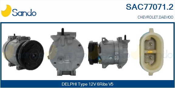 Compressore, climatizzatore SANDO SAC77071.2