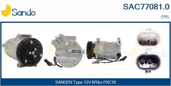 Compressore, climatizzatore SANDO SAC77081.0