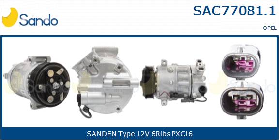 SANDO COMPRESSORE A/C GM