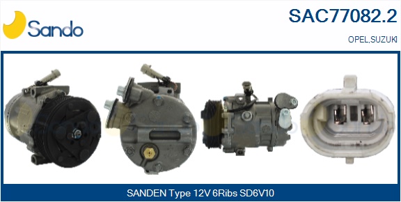Compressore, climatizzatore SANDO SAC77082.2