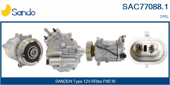 Compressore, climatizzatore SANDO SAC77088.1