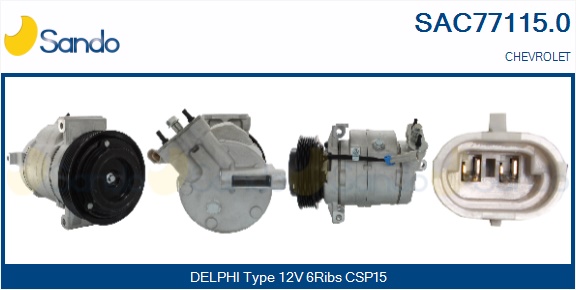 Compressore, climatizzatore SANDO SAC77115.0