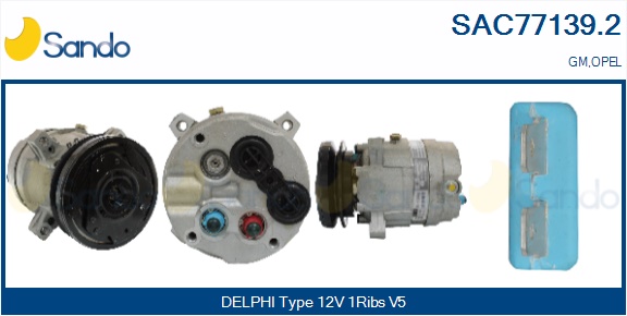 Compressore, climatizzatore SANDO SAC77139.2