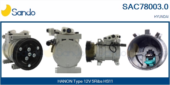 Compressore, climatizzatore SANDO SAC78003.0