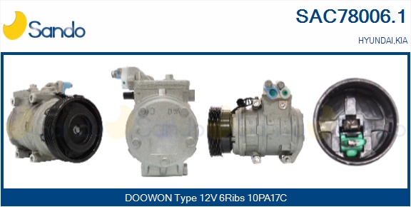 Compressore, climatizzatore SANDO SAC78006.1