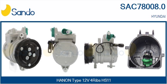 Compressore, climatizzatore SANDO SAC78008.0