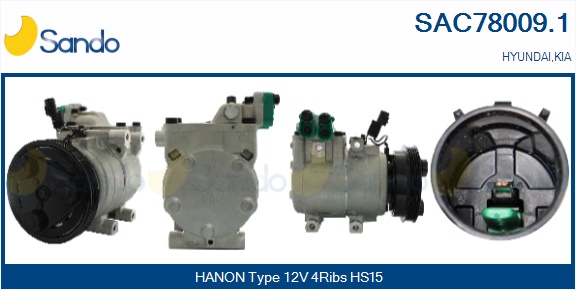 Compressore, climatizzatore SANDO SAC78009.1