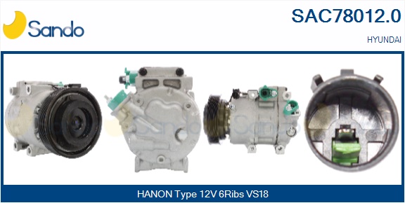 Compressore, climatizzatore SANDO SAC78012.0
