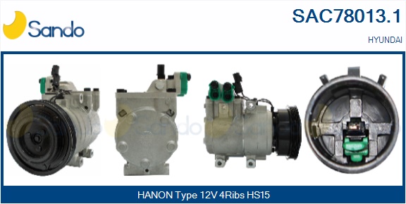 Compressore, climatizzatore SANDO SAC78013.1
