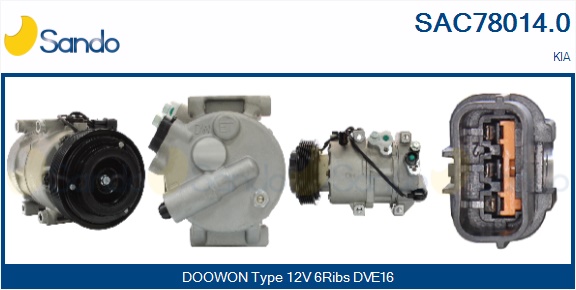 Compressore, climatizzatore SANDO SAC78014.0