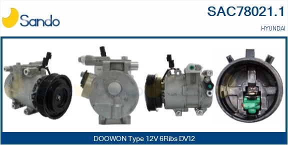 Compressore, climatizzatore SANDO SAC78021.1