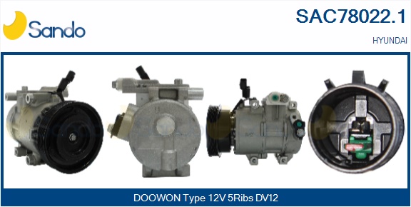 Compressore, climatizzatore SANDO SAC78022.1