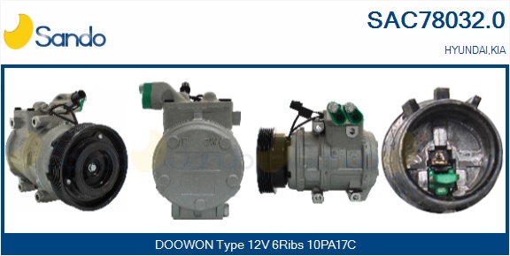 Compressore, climatizzatore SANDO SAC78032.0