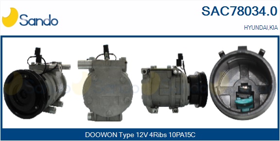 Compressore, climatizzatore SANDO SAC78034.0