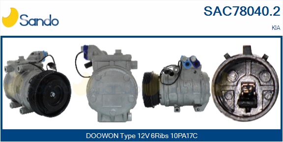 Compressore, climatizzatore SANDO SAC78040.2