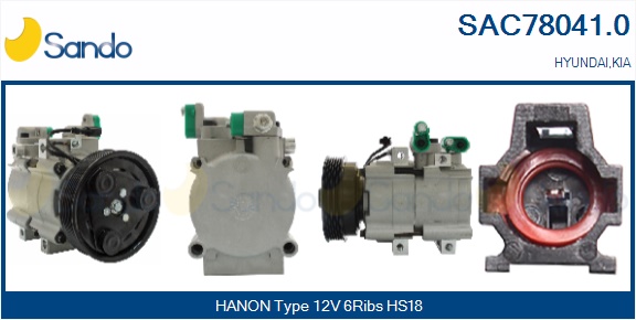 Compressore, climatizzatore SANDO SAC78041.0