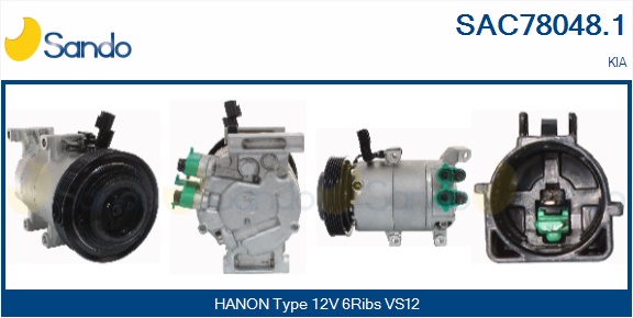 Compressore, climatizzatore SANDO SAC78048.1