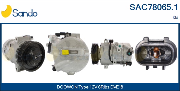 Compressore, climatizzatore SANDO SAC78065.1