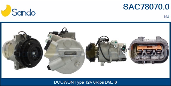 Compressore, climatizzatore SANDO SAC78070.0