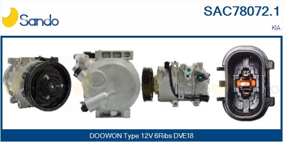 Compressore, climatizzatore SANDO SAC78072.1