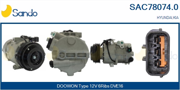 Compressore, climatizzatore SANDO SAC78074.0