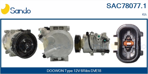 Compressore, climatizzatore SANDO SAC78077.1
