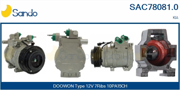 Compressore, climatizzatore SANDO SAC78081.0