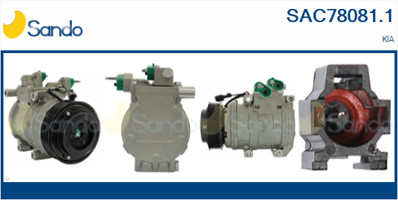 Compressore, climatizzatore SANDO SAC78081.1