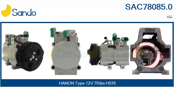 Compressore, climatizzatore SANDO SAC78085.0