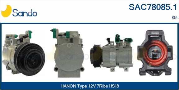 Compressore, climatizzatore SANDO SAC78085.1