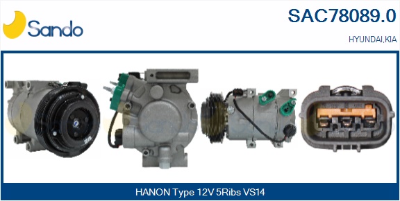 Compressore, climatizzatore SANDO SAC78089.0