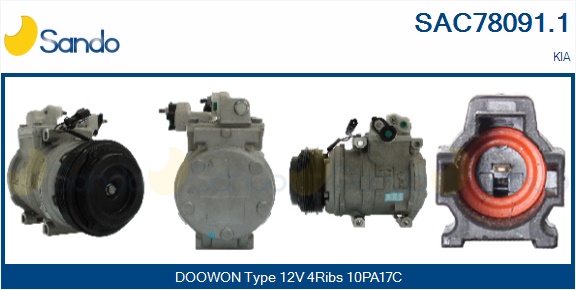 Compressore, climatizzatore SANDO SAC78091.1