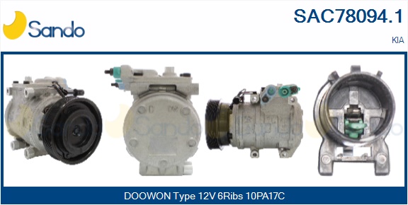 Compressore, climatizzatore SANDO SAC78094.1
