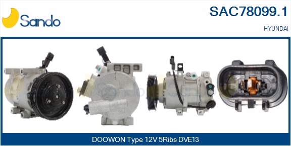 Compressore, climatizzatore SANDO SAC78099.1