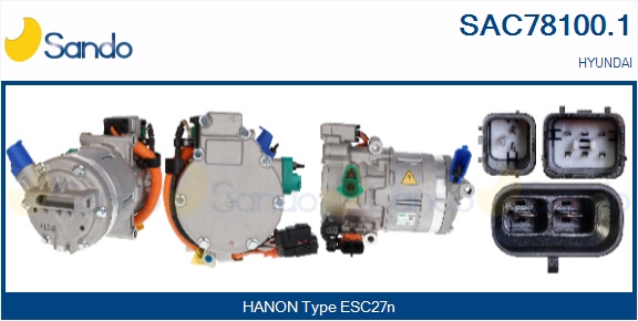 Compressore, climatizzatore SANDO SAC78100.1