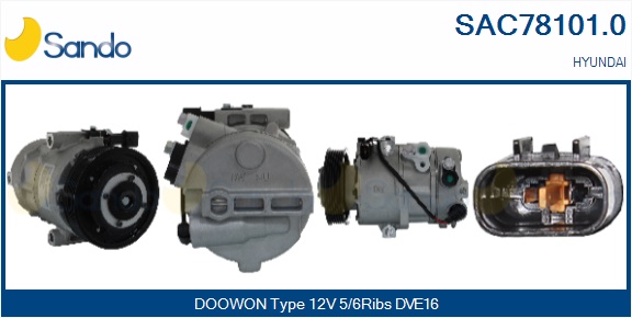 Compressore, climatizzatore SANDO SAC78101.0
