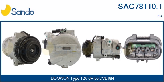 Compressore, climatizzatore SANDO SAC78110.1