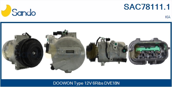 Compressore, climatizzatore SANDO SAC78111.1