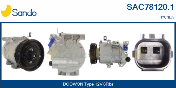 Compressore, climatizzatore SANDO SAC78120.1